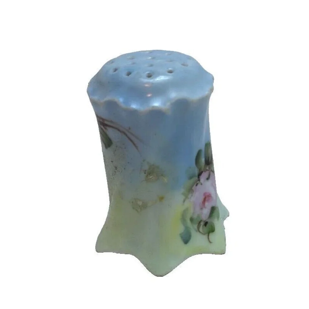 Vintage Royal Crown Versailles Bavaria Hat Pin‎ Holder Shaker Hand Painted Cork